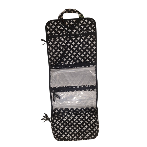Vera Bradley Travel Hanging Organizer Mini Concerto Black & White Pattern NEW! - Picture 1 of 8